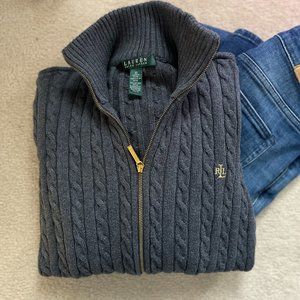 Ralph Lauren Zip Up sweater